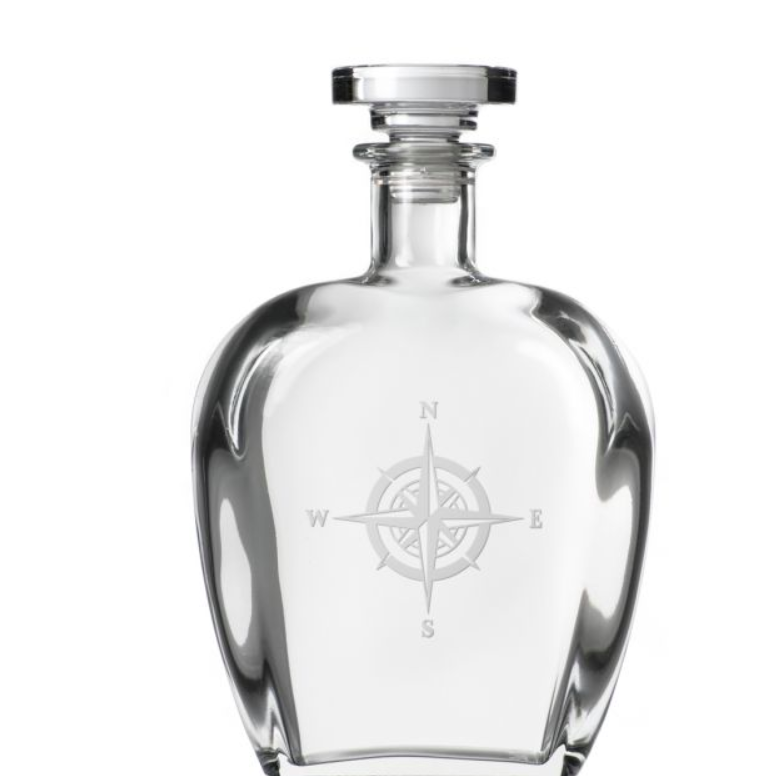 Rolf Glass Compass Star Whiskey Decanter