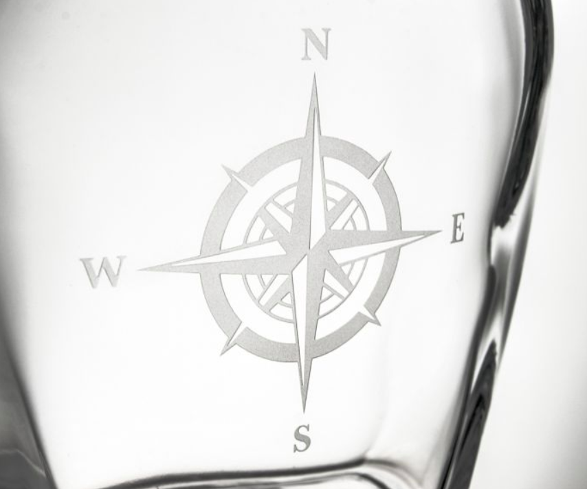Rolf Glass Compass Star Whiskey Decanter - Thumbnail 3