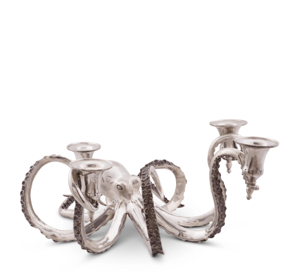 Octopus 4 Socket Candelabrum Candle Holder | Vagabond House | O101X