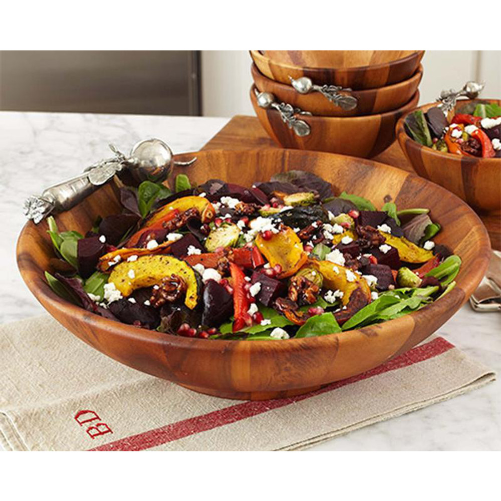 Garden Veggie Salad Serving Bowl | Vagabond House | G212CL