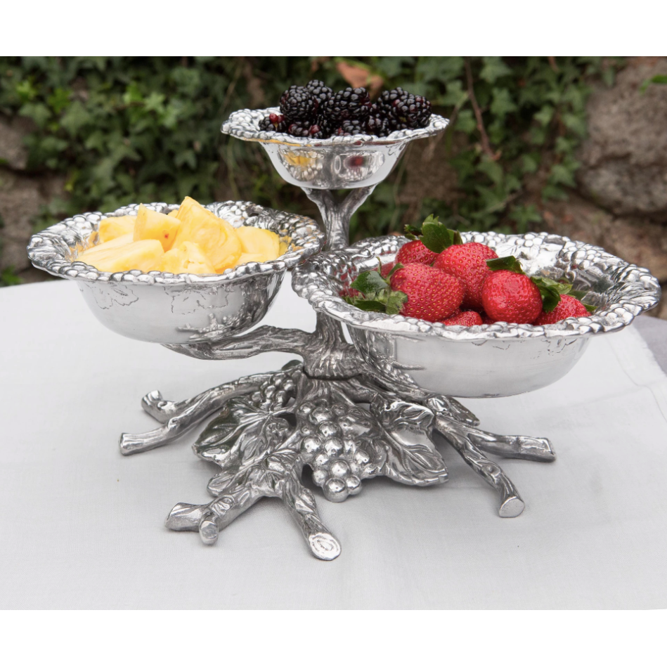 Arthur Court Designs Grape Serving Bowl