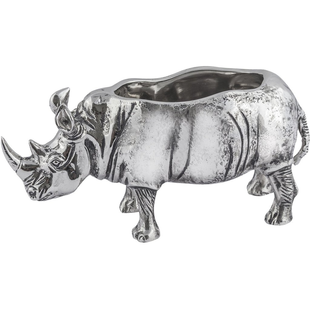 Safari Rhino Aluminum Bowl | Star Home Designs | 42121