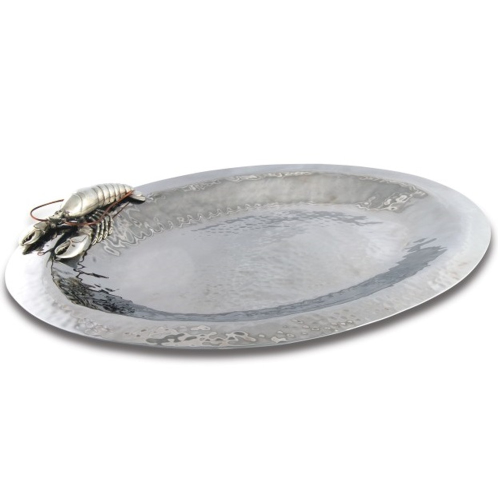 Lobster Hammered Steel Tray | Vagabond House | O811LL