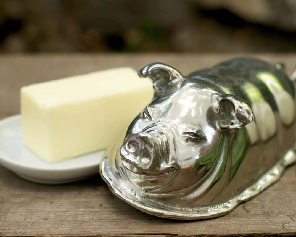 Pig Butter Dish | Vagabond House | P108