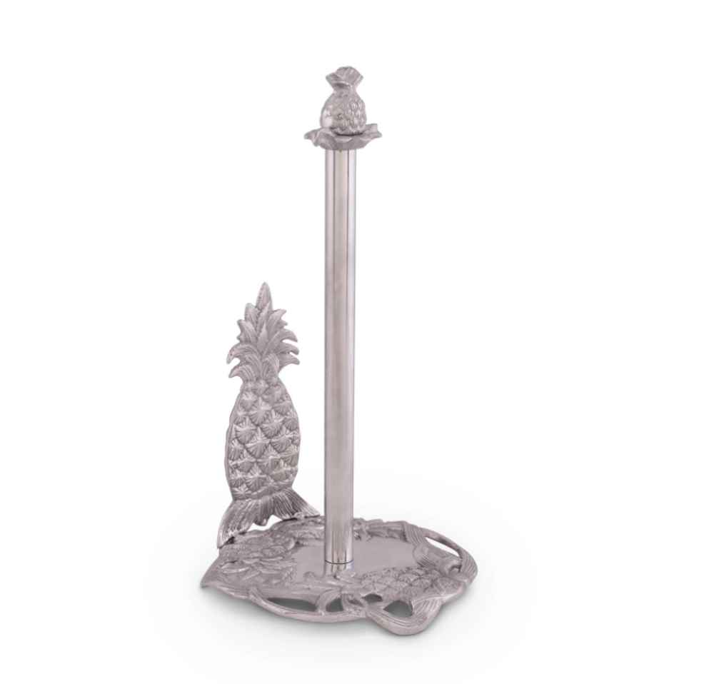 Pineapple Aluminum Paper Towel Holder | Arthur Court Designs | 550070