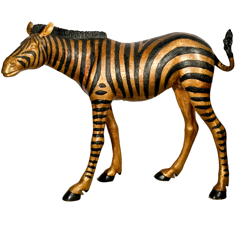 Zebra Baby Bronze Sculpture | Metropolitan Galleries | SRB15088