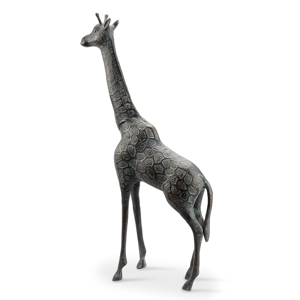 Giraffe Cast Iron Sculpture | SPI Home | 51095