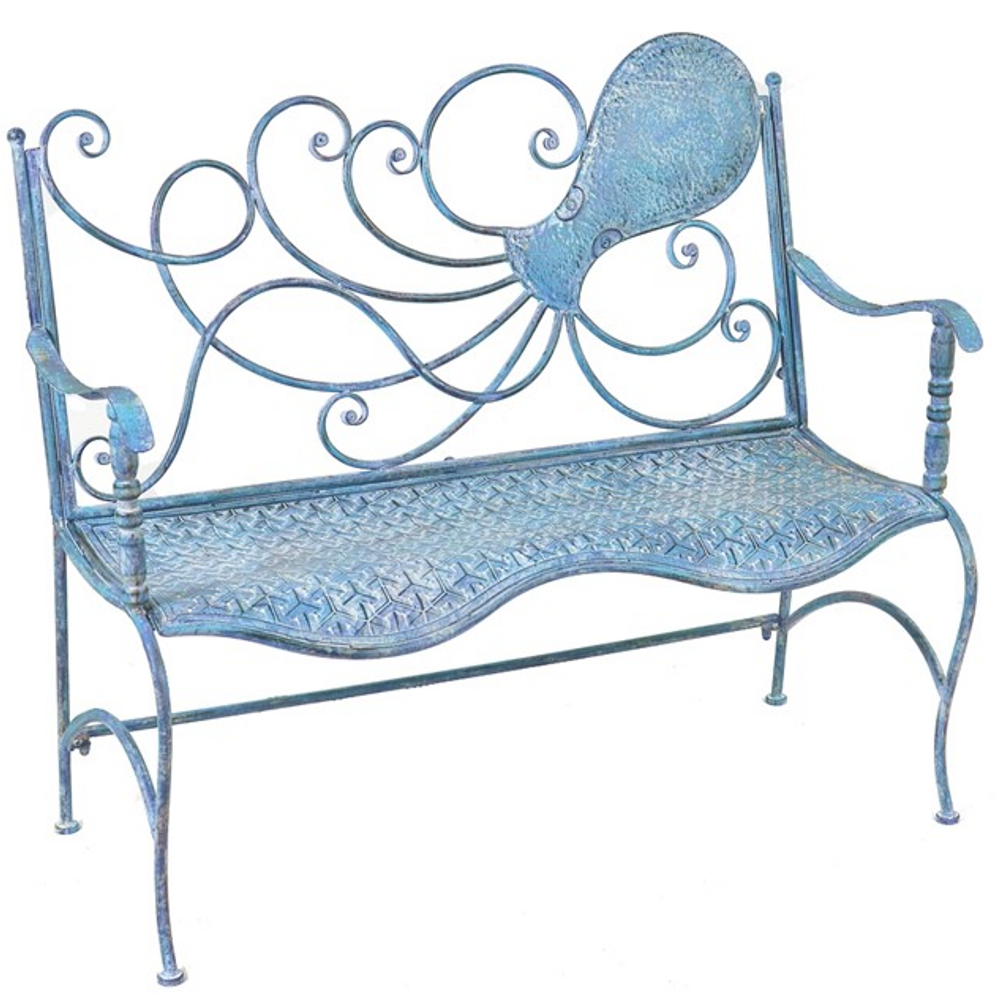 Octopus Iron Garden Bench | Zaer Ltd International | ZR160015