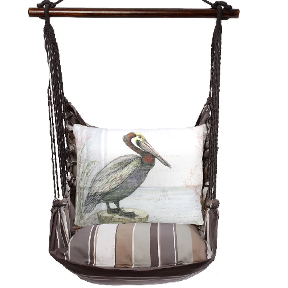 Pelican Hammock Chair Swing "Slate Gray" | Magnolia Casual | SGSW902-SP