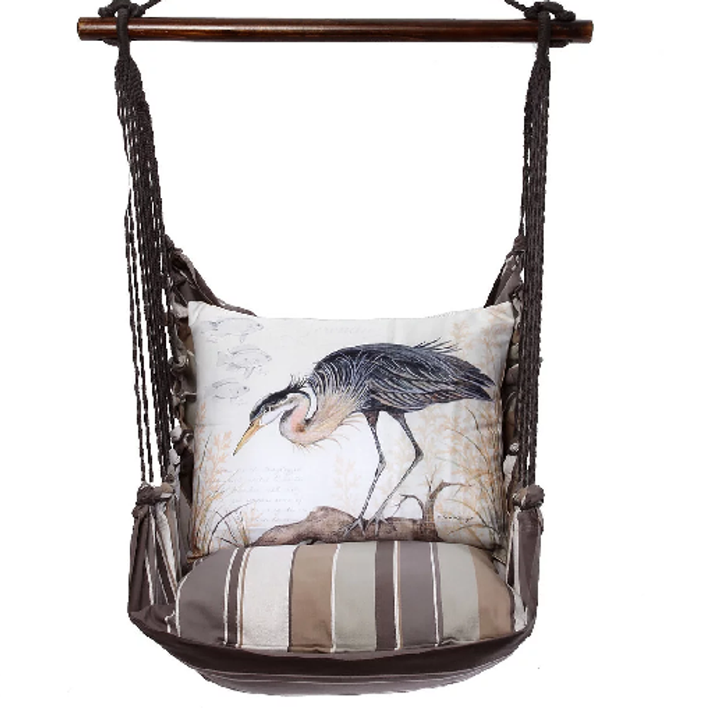 Crane Hammock Chair Swing "Slated Gray" | Magnolia Casual | SGSW903-SP