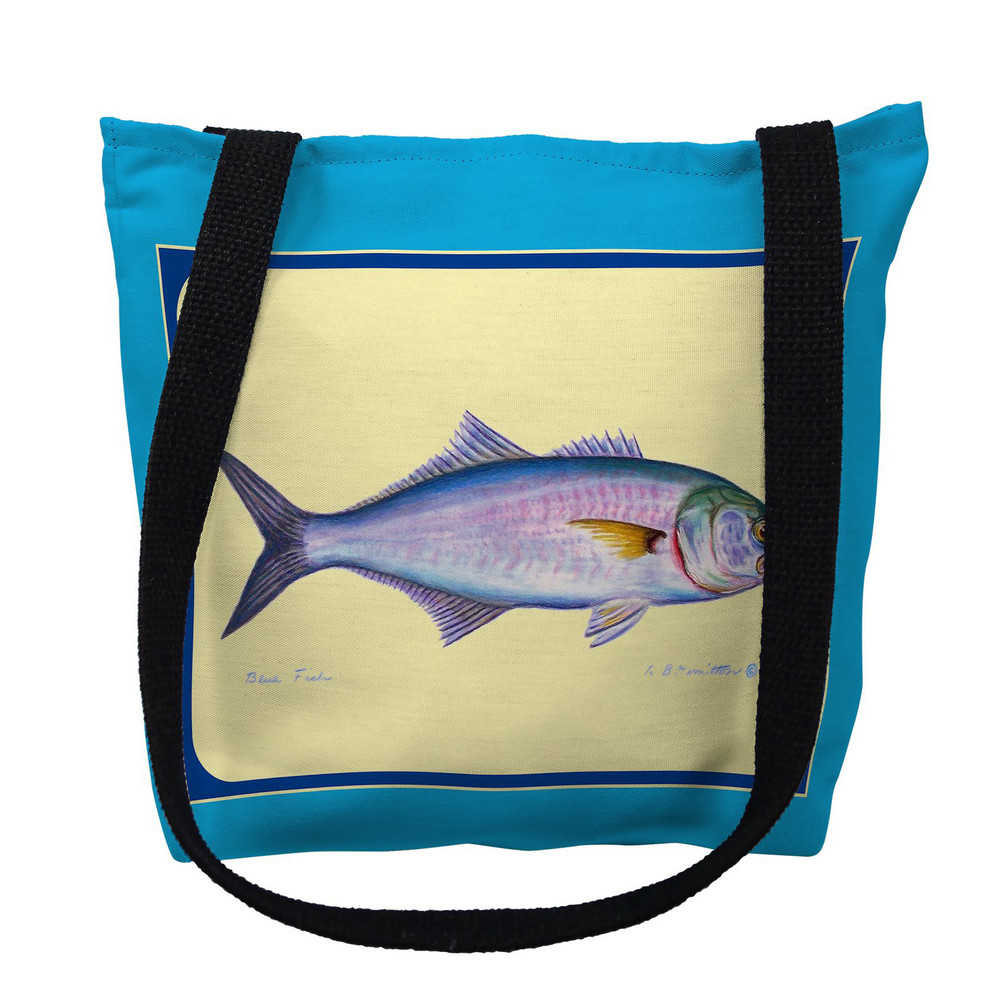 Blue Fish Tote Bag | Betsy Drake | TY007AM
