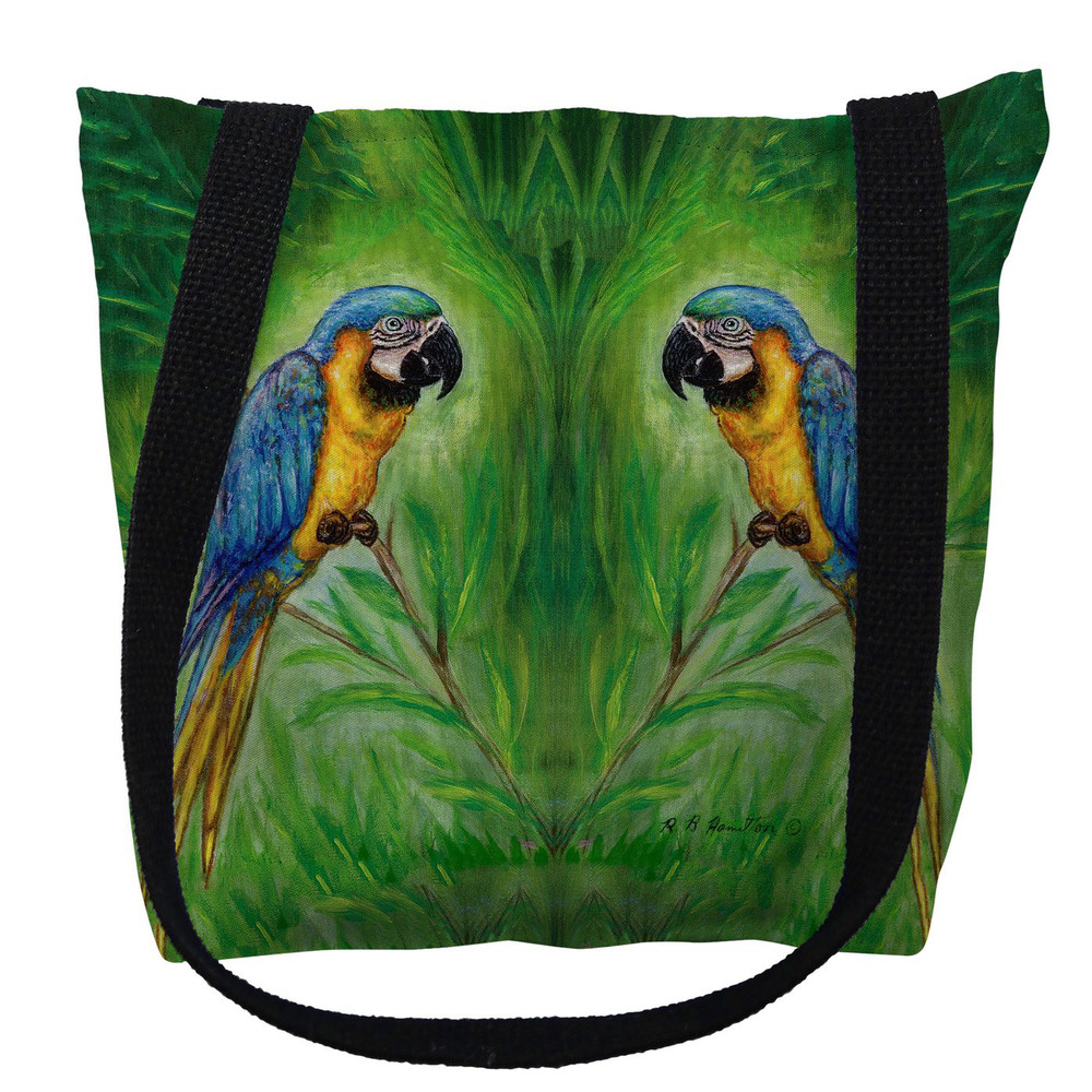 Blue Macaws Tote Bag
