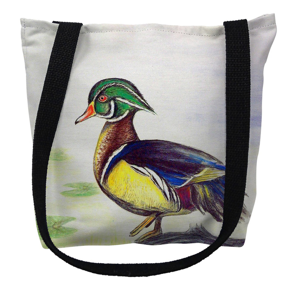Male Wood Duck Tote Bag | Betsy Drake | TY145M