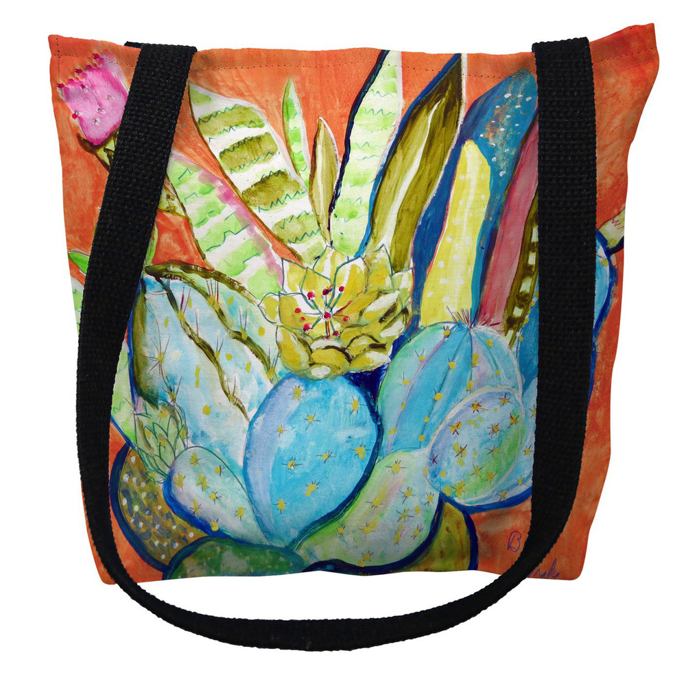 Watercolor Cactus Tote Bag | Betsy Drake | TY754M