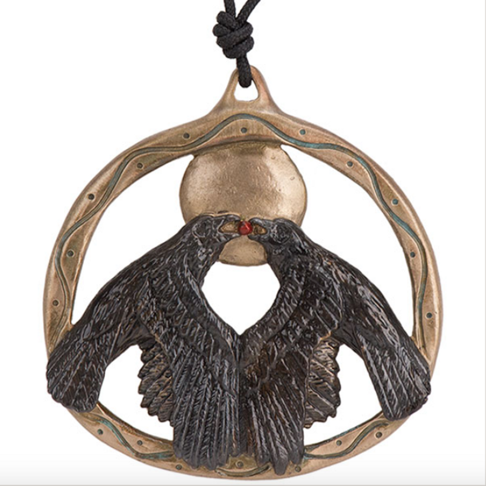 Ravens Harvest Moon Pendant Necklace | Cavin Richie Jewelry | KB-78-PEND