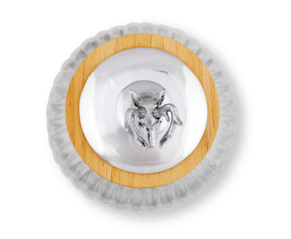 Deer Elk Glass Canister Set of 3 | Arthur Court Designs | 15SSB2