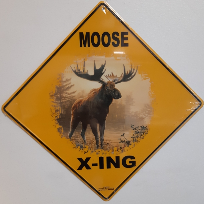 Rico Industries Moose Crossing Sign