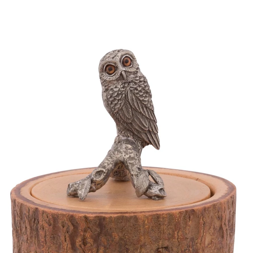Owl Wood Canister | Vagabond House | K259WL