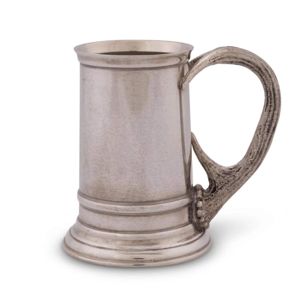 Pewter Stag Handle English Mug | Vagabond House | A109P