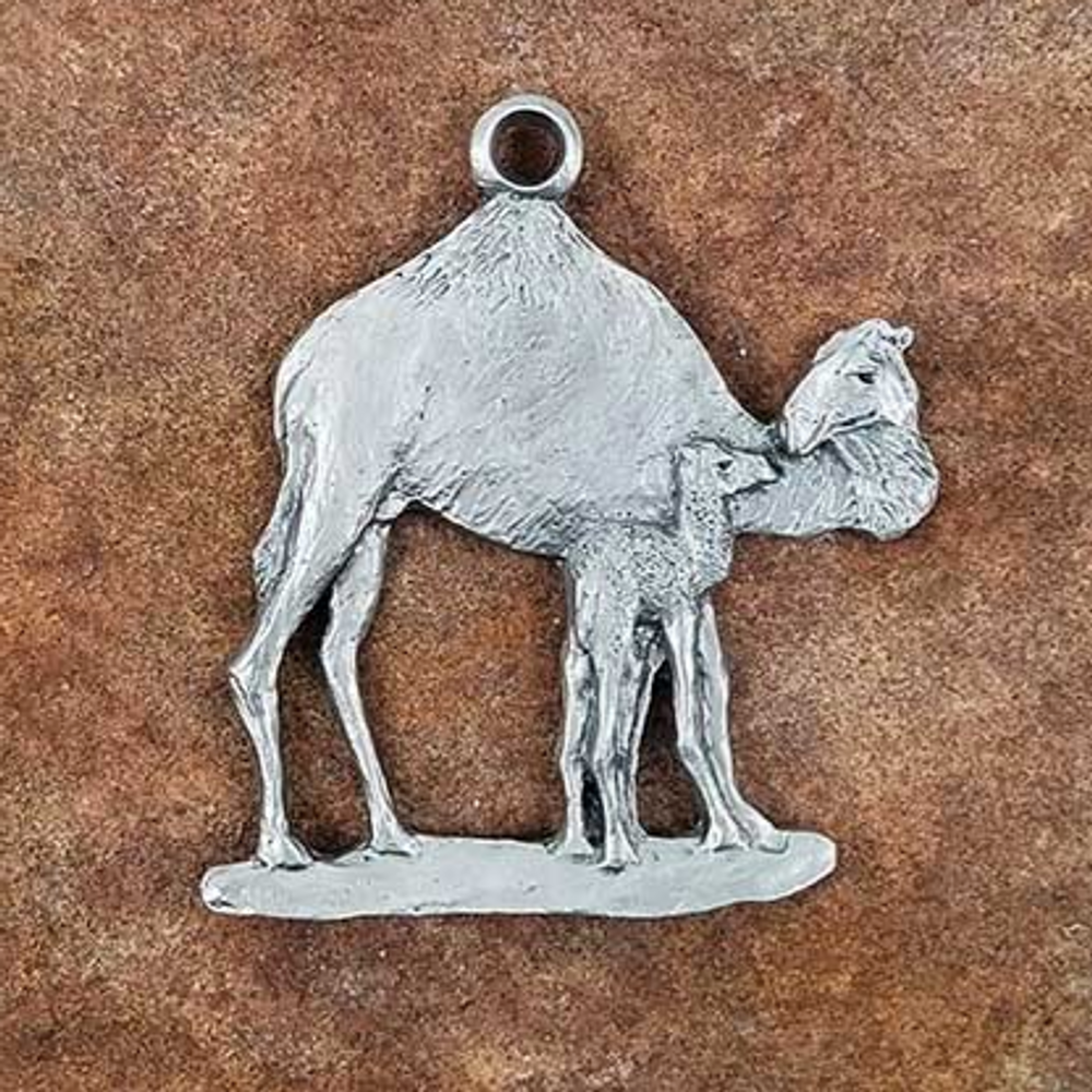 Dromedary Camel Pewter Ornament | Andy Schumann | SCHDROMCAMORN