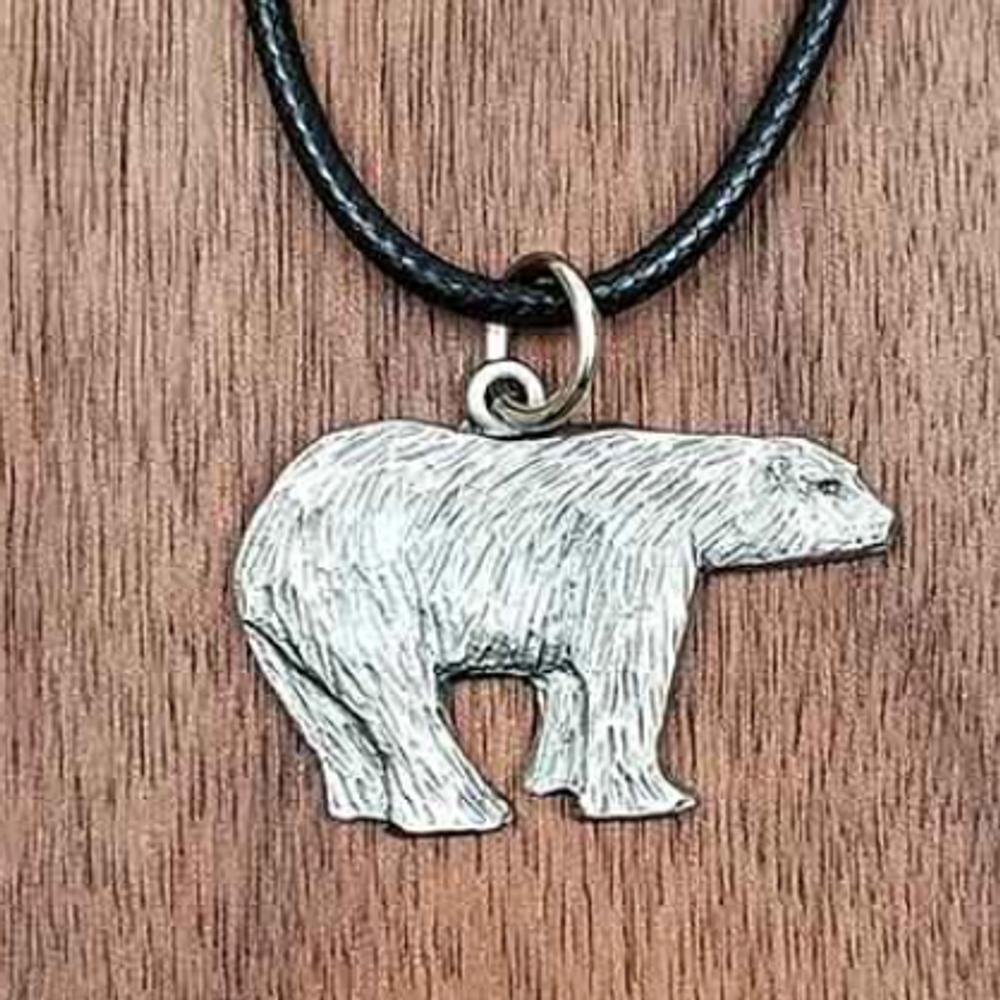 Polar Bear Pendant Necklace | Andy Schumann | SCHPOLARPEND