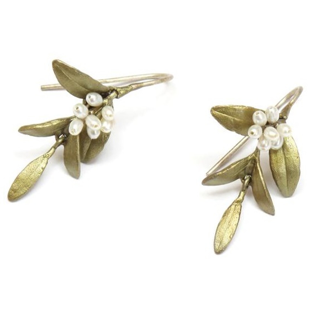 Flowering Myrtle Drop Wire Earrings | Michael Michaud Jewelry | SS4826bzwp