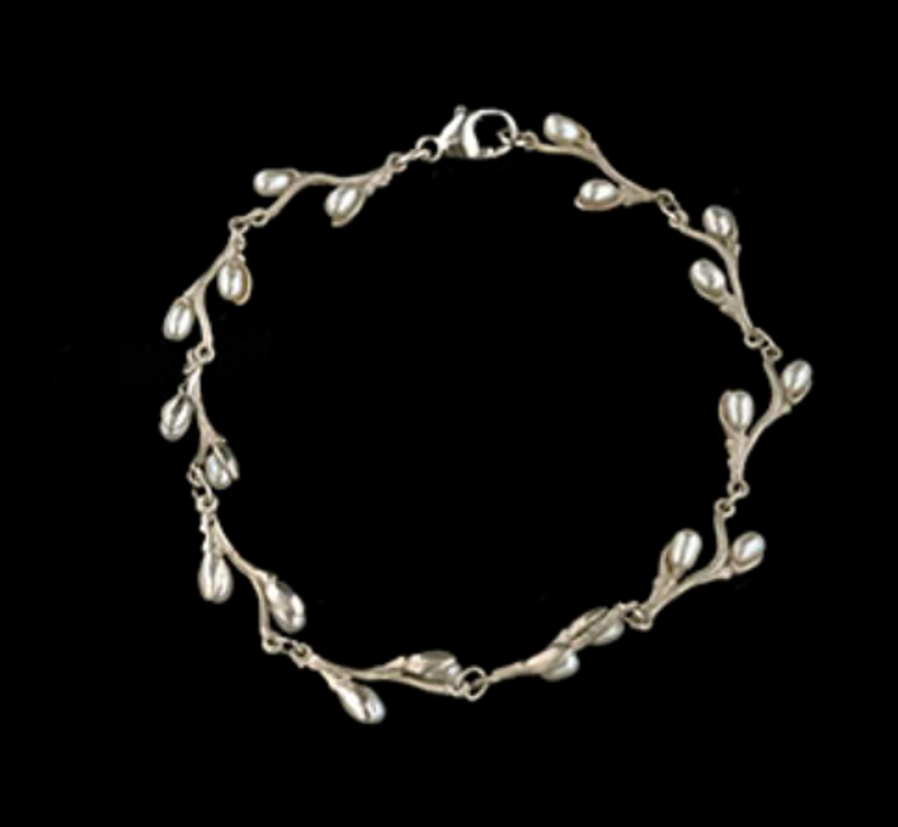 Pussy Willow Sterling Silver Bracelet | Michael Michaud | 7023S | Nature Jewelry 