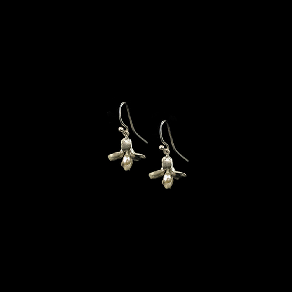 Wildflower Dainty Sterling Silver Dangle Earrings | Michael Michaud | 3330S | Nature Jewelry 