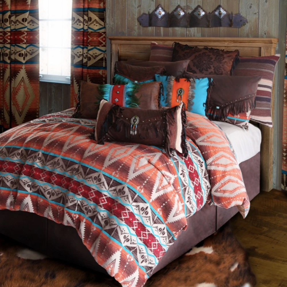 Mojave Sunset Southwestern Queen Bedding Set | Carstens | JB6101-5