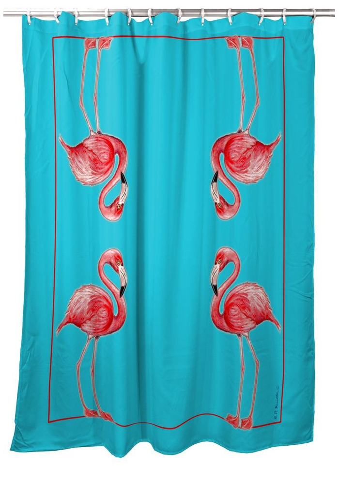 Flamingos Shower Curtain | BDSH084T