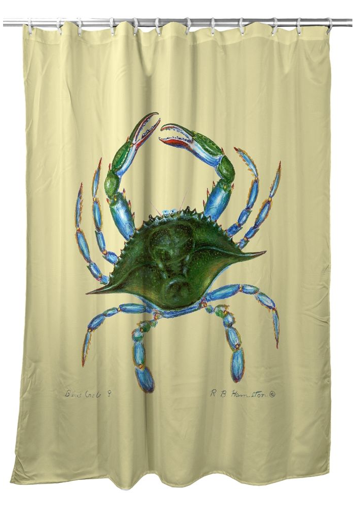 Female Blue Crab Shower Curtain | BDSH004Y
