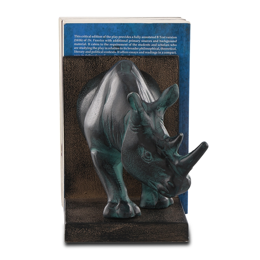 Rhinoceros Bookends Pair | SPI Home