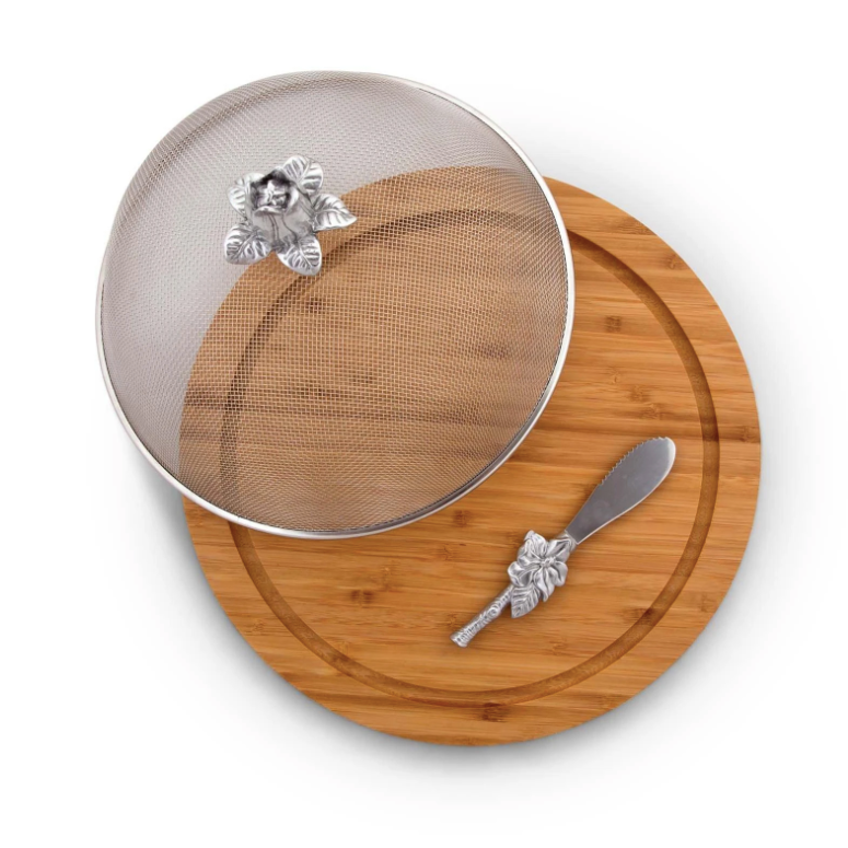 Arthur Court Designs Magnolia Picnic Cheese Board / Spreader