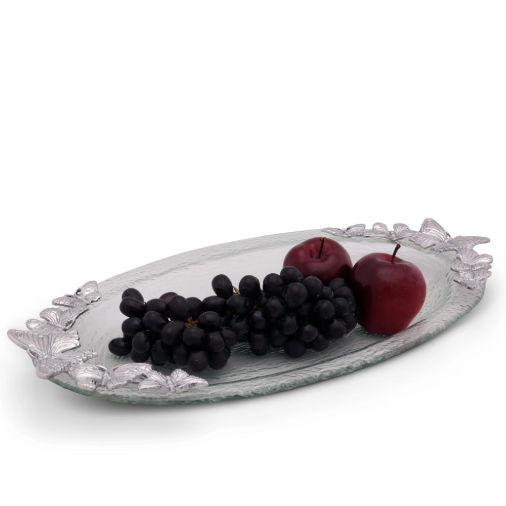 Butterfly Glass Platter | Arthur Court Designs | 103086