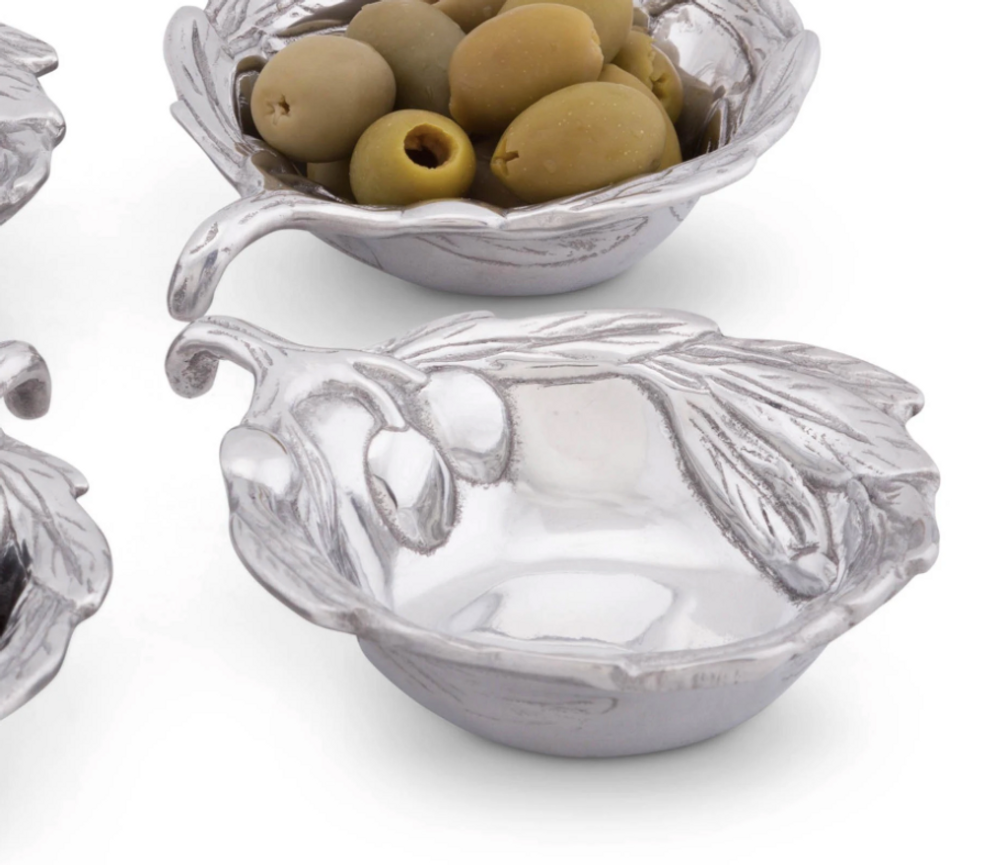 Olive Oil and Sauce Bowl Set of 4 | Arthur Court Designs | 134G12