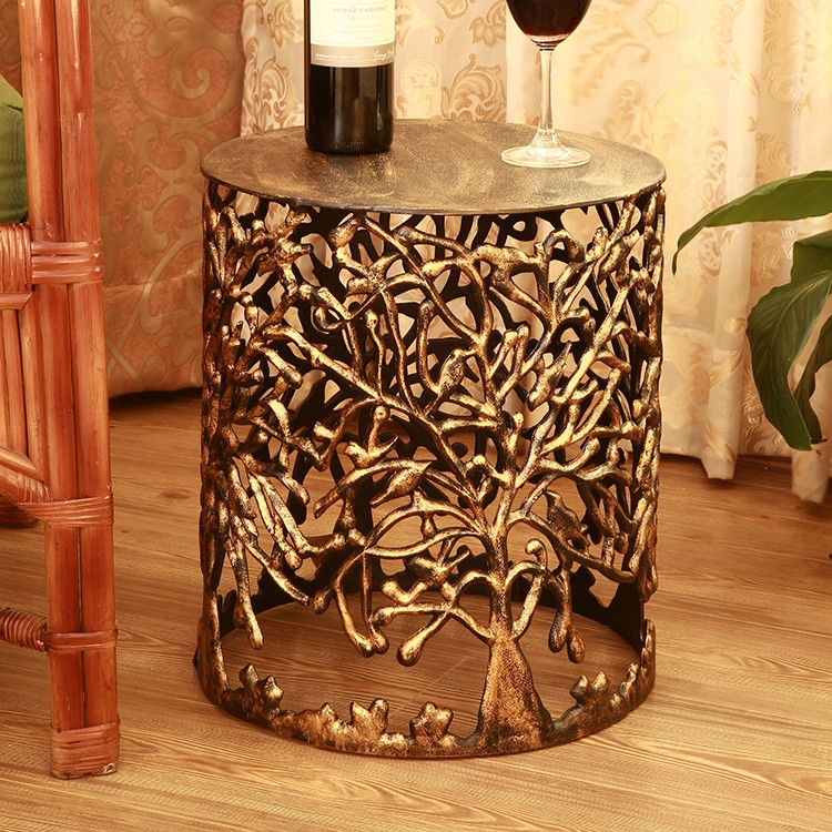 SPI Home Tree Lattice Garden Stool - Thumbnail 3