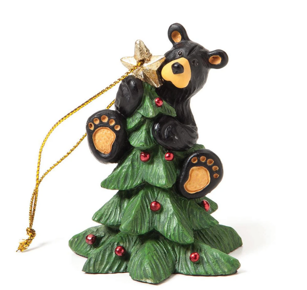 Tree Topper Bear Ornament |Big Sky Carvers | BSC