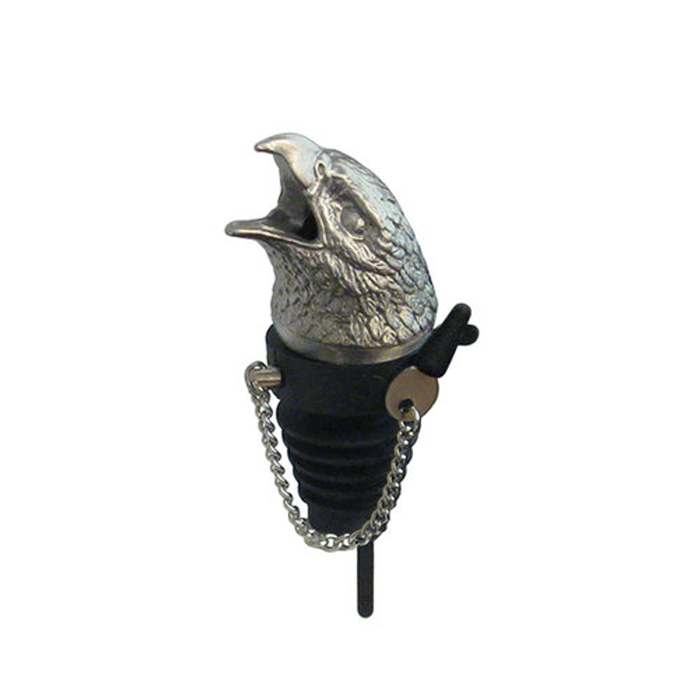 Stainless Steel Carved Hawk Whiskey/Spirits Pourer - Aerator | Menagerie | M-MWSP-E0631