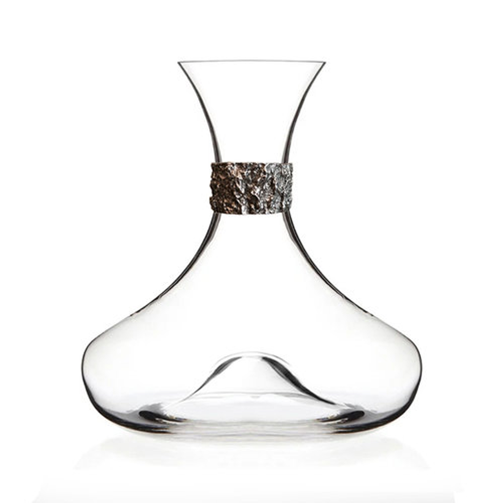 Oak Bark Crystal Wine Decanter | Menagerie | M-MWD-O1918