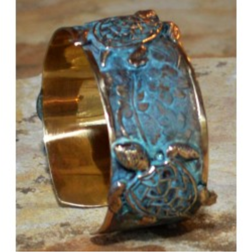 Classic Sea Turtle | Elaine Coyne Jewelry | ECAQP930bc
