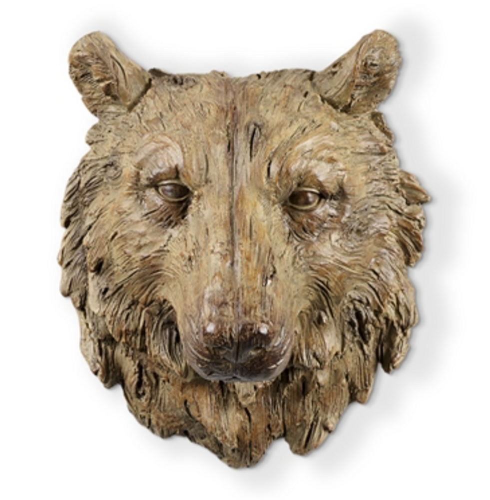 Bear Head Wall Hanging| Looking Bear | Garden | Outdoor | Decor | SPI