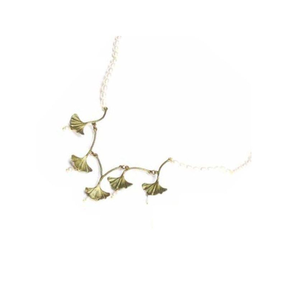 Gingko Necklace | Michael Michaud Jewelry | SS7710bzwp