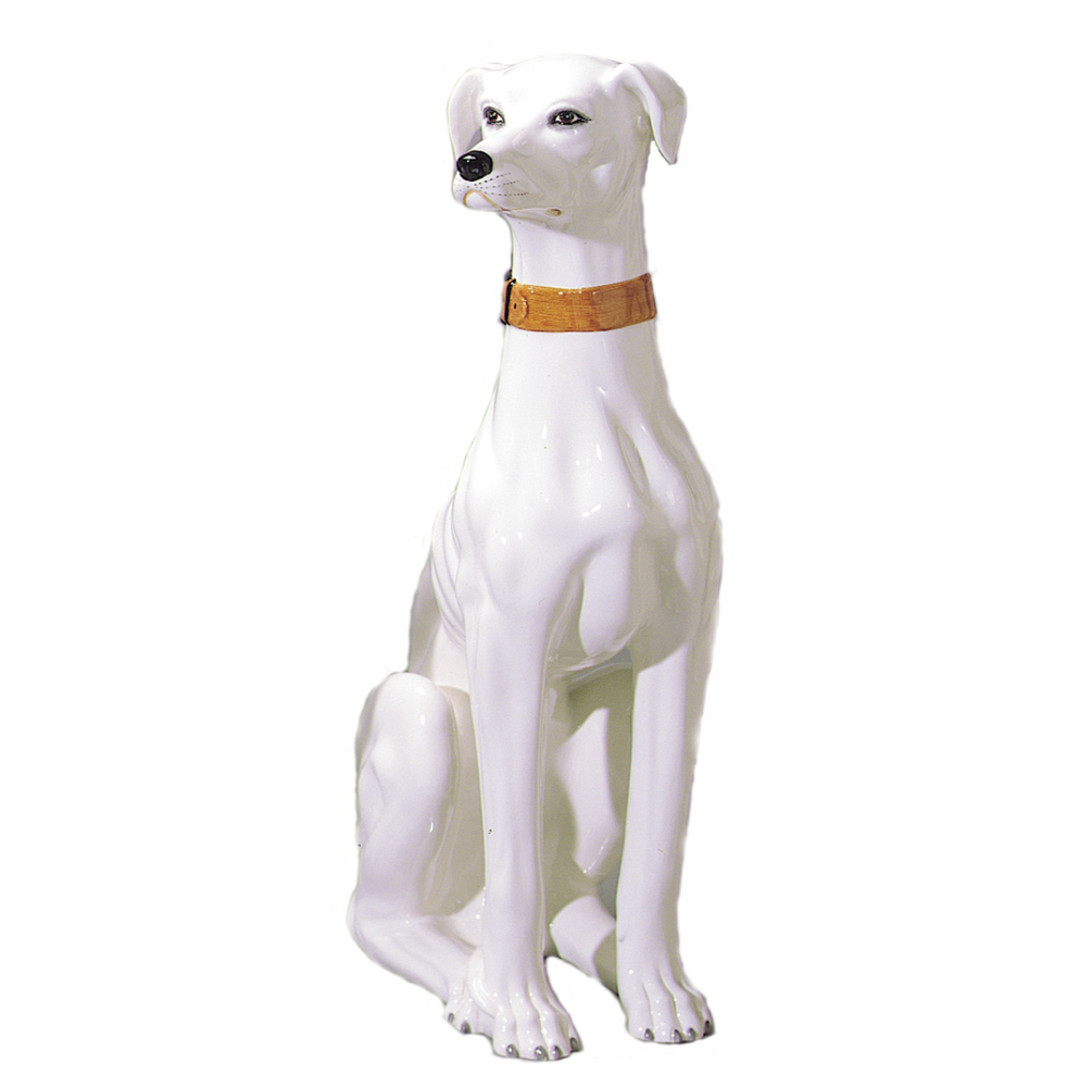 Whippet Dog Ceramic Sculpture | Intrada Italy | ANI9400