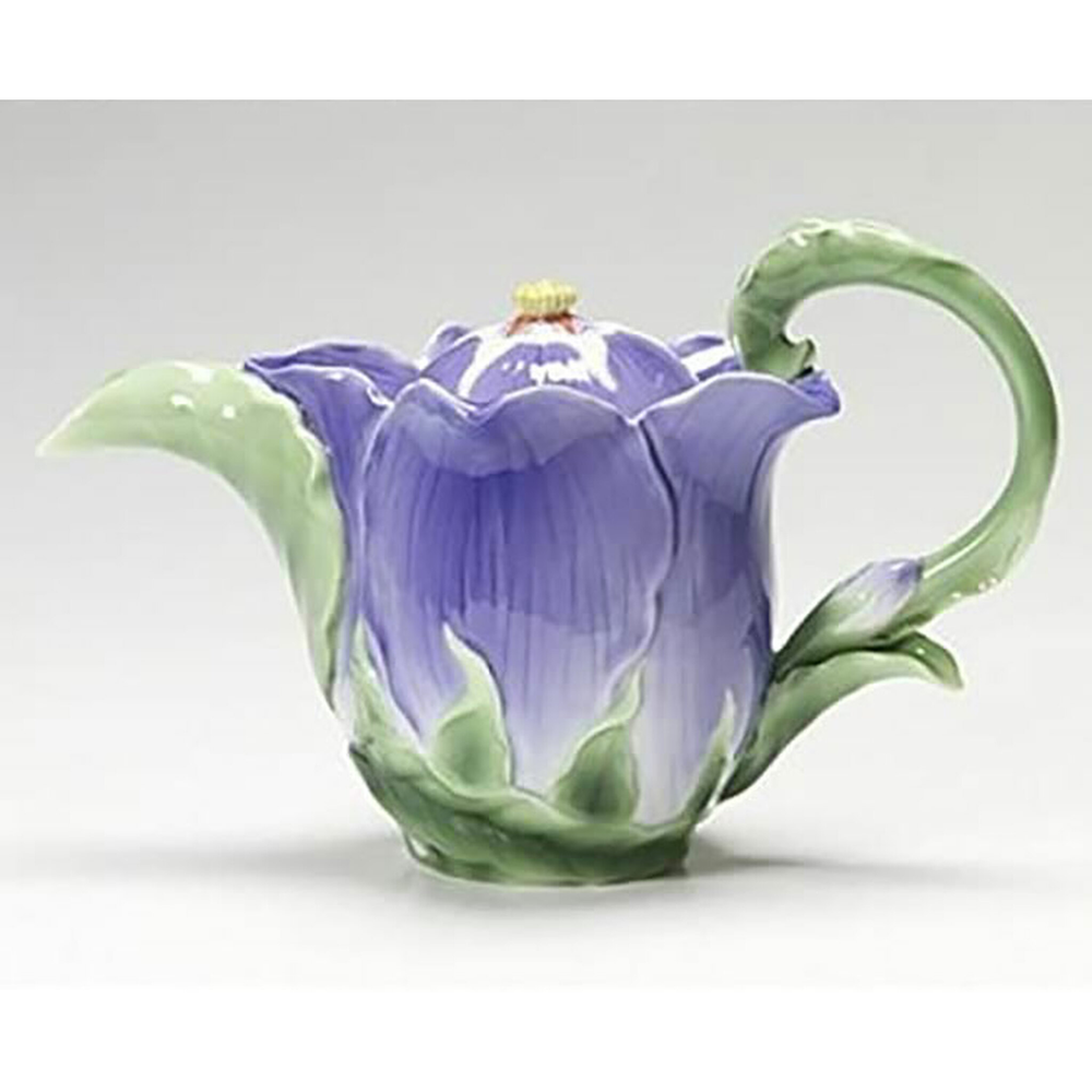Periwinkle Flower Teapot | FZ00990 | Franz Porcelain Collection