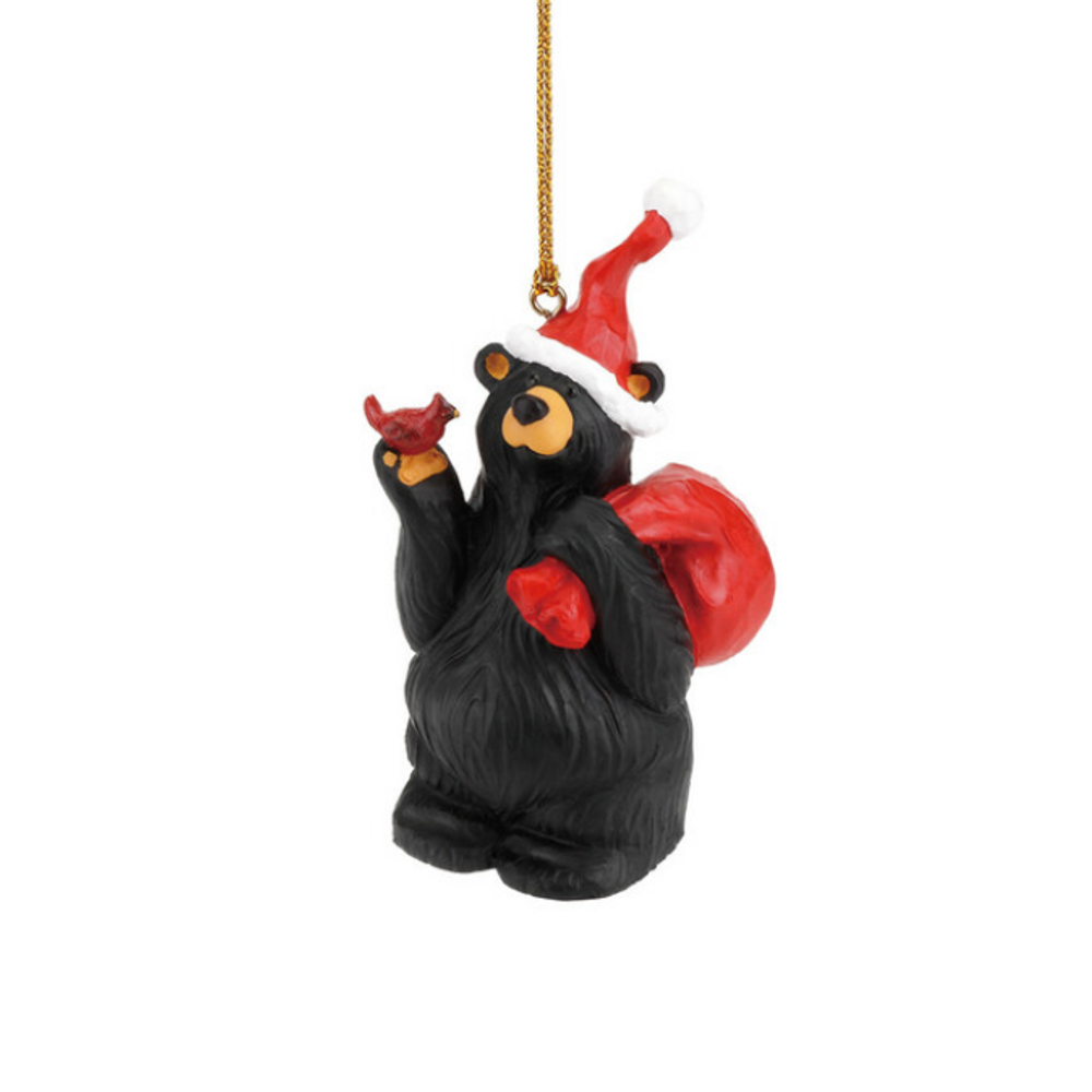 Nick the Elf Bear Ornament |Big Sky Carvers | BSC3005070216