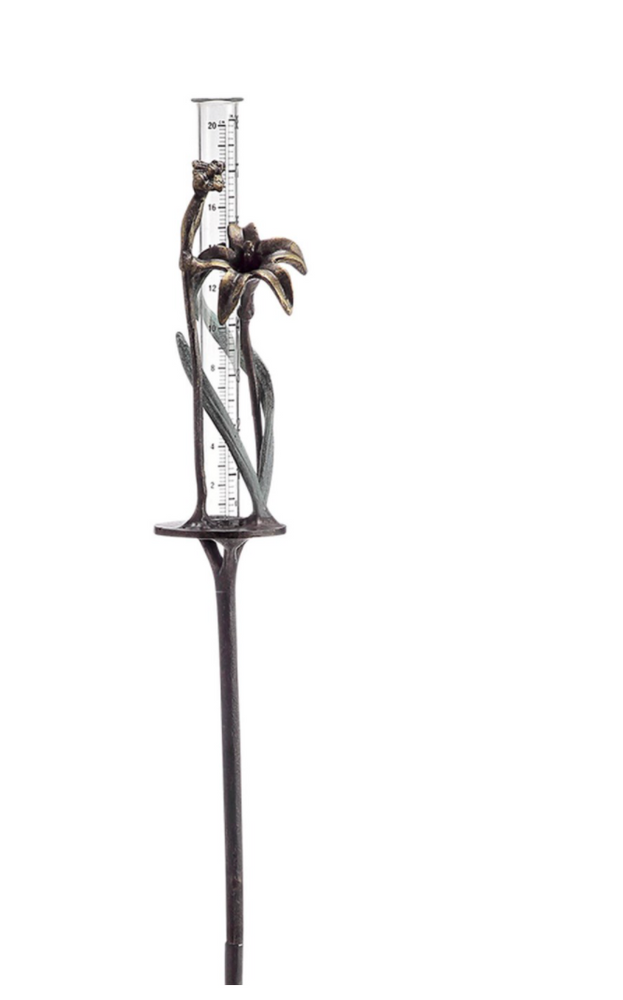 Flower and Bee Rain Watcher on Stake | 34884 | SPI Home