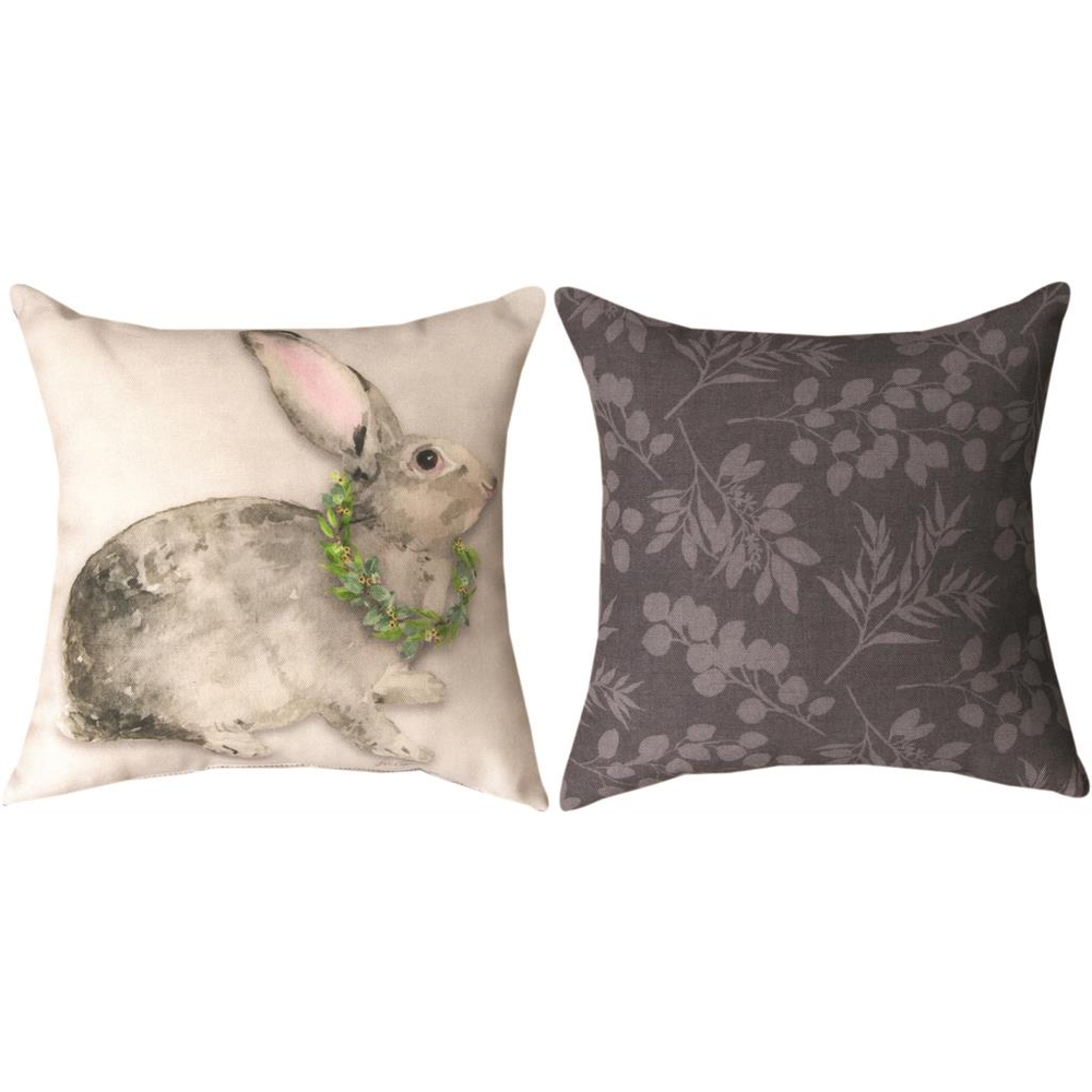 Bunny Trail Francis & Florence Throw Pillow | SDBTFR