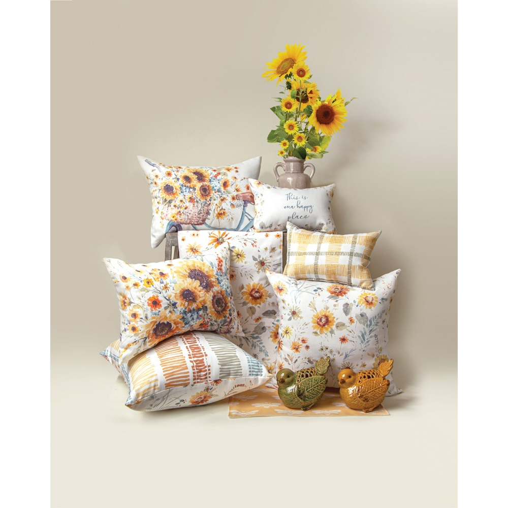 Sunflowers Forever Indoor/Outdoor Pillow | Manual Woodworkers | SLFSFF