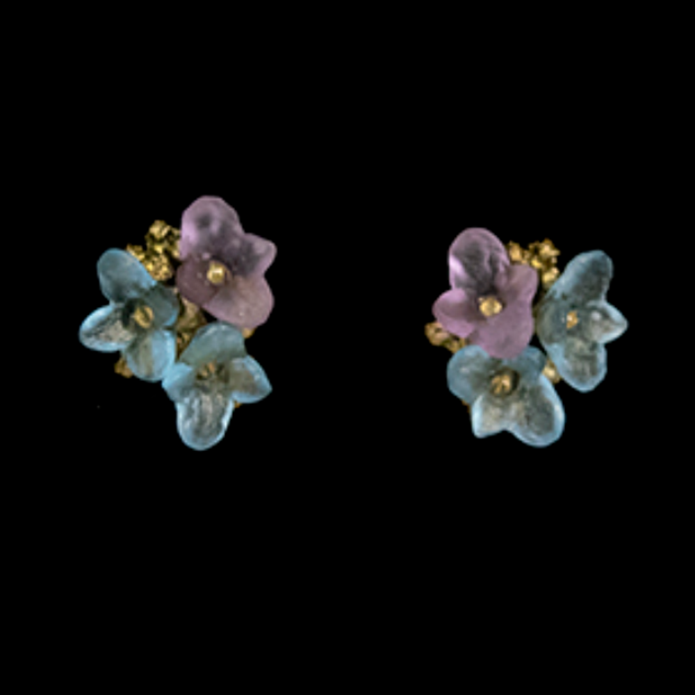 Spring Cape Stud Earrings | Michael Michaud Jewelry | SS3663bz
