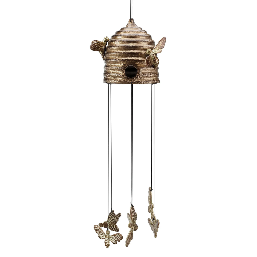 Bee and Beehive Wind Chime | 35125 | SPI Home